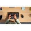 Изображение Беспроводной эргономичный набор клавиатуры и мыши Logitech Wave Keys + Lift цвета Графит.