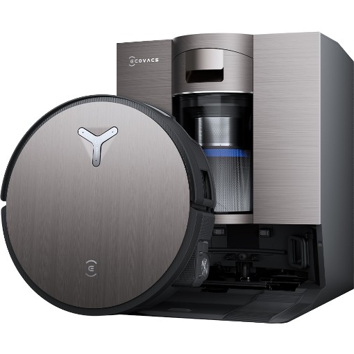 Изображение Робот-пылесос ECOVACS DEEBOT X11 OmniCyclone в цвете металлический бронзовый.