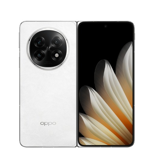 Изображение Мобильный телефон Oppo Find N5 белого цвета.