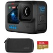 Picture of GoPro HERO12 Black Specialty Bundle Extreme Camera in black.