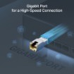 תמונה של מודול SFP TP-Link 1000BASE-T RJ45 בצבע כסף