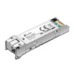 Изображение Двунаправленный WDM SFP модуль Single-Mode гигабит TP-Link TL-SM321B металлического цвета.