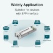 Изображение Двунаправленный WDM SFP модуль Single-Mode гигабит TP-Link TL-SM321B металлического цвета.