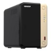 Изображение NAS компьютер QNAP TS-264 2-отсека 8 ГБ ОЗУ, цвет черный и золотой.