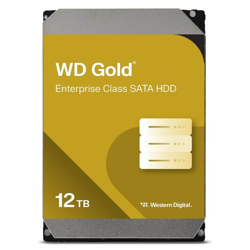 תמונה של כונן HDD Western Digital Gold 12TB 512MB 7200 SATA3