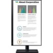 Изображение Профессиональный компьютерный монитор Samsung F24T454GYR IPS 24'' черного цвета.