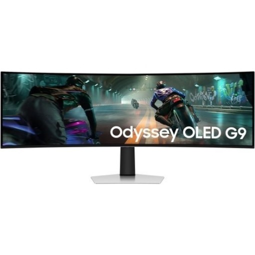 Picture of Curved gaming computer monitor "Samsung Odyssey G9 S49DG910SU OLED DQHD 49.
