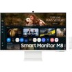 Изображение Умный компьютерный монитор Samsung S32FM801UM UHD LED VA 32 дюйма белого цвета.