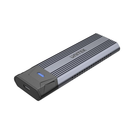 תמונה של UNITEK מארז SSD SolidForce USB-C ל-NVMe/SATA M.2 S1204B בצבע שחור