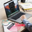 תמונה של UNITEK מארז SSD SolidForce USB-C ל-NVMe/SATA M.2 S1204B בצבע שחור