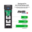 תמונה של מארז חיצוני לכונן UNITEK SolidForce PCIe / NVMe M.2 SSD Lite