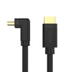 Изображение HDMI 2.0 кабель с прямым углом 270° длиной 3 метра UNITEK.
