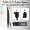 Изображение HDMI 2.0 кабель с прямым углом 270° длиной 3 метра UNITEK.