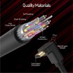 Изображение HDMI 2.0 кабель с прямым углом 270° длиной 3 метра UNITEK.