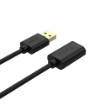 תמונה של כבל USB 3.0 מאריך 1.5 מטר UNITEK בצבע שחור