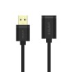 Picture of USB 3.0 extension cable 2m UNITEK in black color.