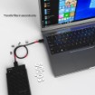 Изображение Кабель зарядки UNITEK USB 3.0 на Micro-B длиной 1,5 м черного цвета.