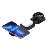 Picture of UNITEK P1223A Flexible Portable Charger 3-in-1 Wireless Charging in Black.