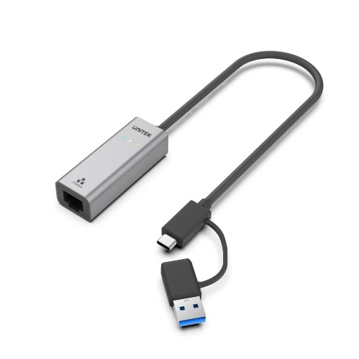 Изображение Адаптер USB к сети UNITEK U1313C со скоростью 2,5 гигабайта.