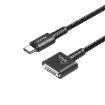 Picture of UNITEK USB-C charging cable for Magsafe 3 connection, 1 meter long.