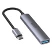 תמונה של מפצל USB-C UNITEK H1208B ל-4 פורטים USB