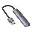 Picture of UNITEK H1208A USB-A splitter with 4 USB-A ports.