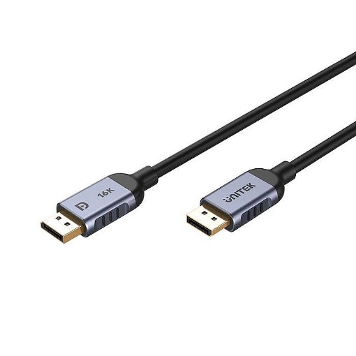 Изображение Кабель Displayport UNITEK 2 метра с разрешением до 16K@60Hz.