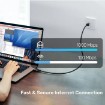 Изображение Кабель UNITEK USB-C к Ethernet длиной 1,5 метра, цвет космический серый.
