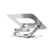 Изображение Подставка для ноутбука UNITEK D1109B01 с выдвижной док-станцией.
