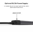 Picture of UNITEK H1112D USB splitter with 2 USB-A ports and 2 USB-C ports.