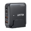 תמונה של מטען UNITEK 100W עם 2 חיבורי USB-C ו-2 חיבורי USB P1229ABK01-EU