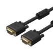 Picture of VGA cable UNITEK HD15 (M) to VGA (M) 2 meters long in black color Y-C513G.