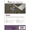 Picture of PROTEC DM286 - 6-in-1 multiport with network, display, and charging.