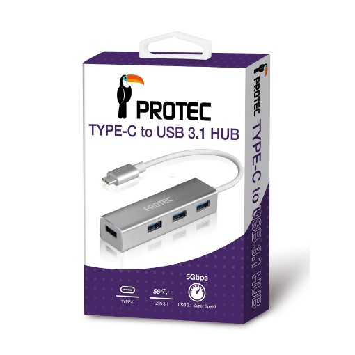 Picture of USB 3.1 Splitter PROTEC 4 PORT DM152.
