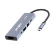 Picture of PROTEC DM291 - 5-in-1 multiport with charging and display.