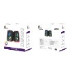 Изображение Внешние колонки Protec DM502 2.0 с RGB-подсветкой.