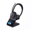 Изображение Беспроводные гарнитуры Yealink WH64 PRO Bluetooth Teams черного цвета.