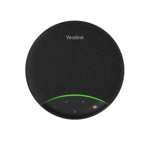 Изображение Настольная гарнитура Yealink SP92 с USB-C/A донглом, черного цвета.