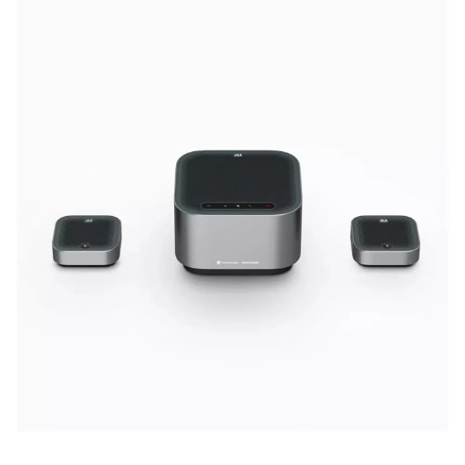 תמונה של דיבורית שולחנית Rocware A10 עם מיקרופונים להרחבה בצבע שחור