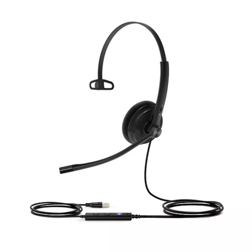 Изображение Наушники Yealink UH34 Lite M USB, моно, черного цвета.