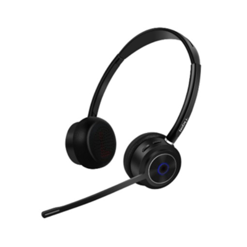 Изображение Беспроводные гарнитуры Ergocom CW-110 B с USB донглом, черного цвета.