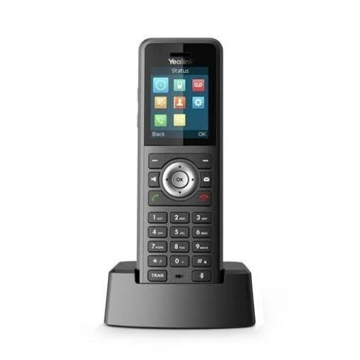 Изображение Беспроводная IP DECT трубка Yealink модель W59R черного цвета.