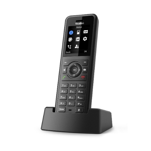 Изображение Беспроводная IP DECT трубка Yealink модель DECT-SIP W57R черного цвета.