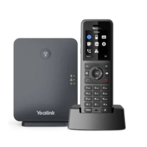 Изображение Беспроводной IP DECT телефон Yealink модель DECT-SIP W77P черного цвета.