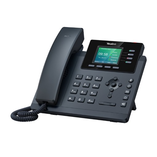 Изображение Настольный IP-телефон Yealink T34W черного цвета.