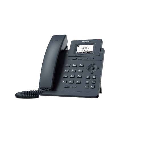 Изображение Настольный IP-телефон Yealink T30P черного цвета.
