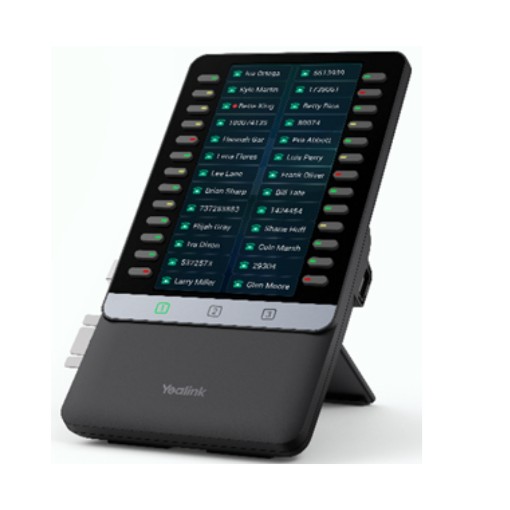 Изображение Модуль расширения кнопок для IP-телефона Yealink модель EXP55 черного цвета.
