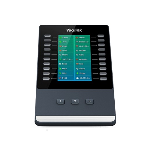 Изображение Модуль расширения кнопок для IP-телефона Yealink модель EXP50 черного цвета.