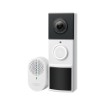 Изображение Умный дверной звонок TP-Link Tapo D210 черного и белого цвета.