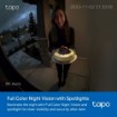 Изображение Умный дверной звонок TP-Link Tapo D210 черного и белого цвета.